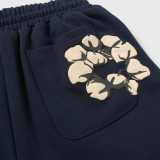 Denim Tears Classic Kapok logo Shorts Navy Blue 25509