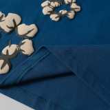 Denim Tears Classic Kapok logo short-sleeved T-shirt Blue 25509