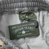 Denim Tears Classic Kapok logo Shorts Grey 25509