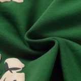 Denim Tears Classic Kapok logo Shorts Green 25509