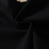 Denim Tears Classic Kapok logo short-sleeved T-shirt Black 25509