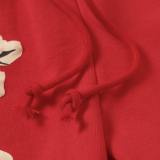 Denim Tears Classic Kapok logo Shorts Red 25509