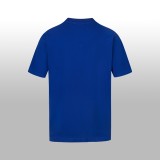Balenciaga PPKRIT portrait design short-sleeved T-shirt Blue 25509
