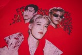 Balenciaga PPKRIT portrait design short-sleeved T-shirt Red 25509