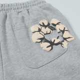 Denim Tears Classic Kapok logo Shorts Grey 25509