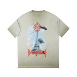 Balenciaga Eiffel Tower print short-sleeved T-shirt Green 25529