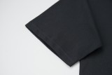 Louis Vuitton 1854 Letter patch diamond logo short sleeve T-shirt Black 25529