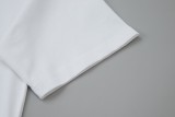 Louis Vuitton 1854 Letter patch diamond logo short sleeve T-shirt White 25529