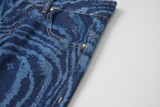 Louis Vuitton Rippled denim shorts 25529