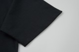 Louis Vuitton Grid globe logo short sleeve T-shirt Black 25529
