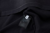Balenciaga Graffiti flocked letter print short-sleeved T-shirt Black 25529
