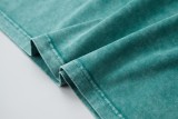 Chrome Hearts Diamond Sanskrit letter logo short-sleeved T-shirt Green 25529
