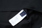 Louis Vuitton Three-dimensional thick letter logo short-sleeved T-shirt Black 25529