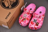 BAPE x Crocs Classic Clog Pink