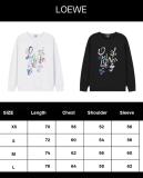 Loewe 2025SS New Loewe Printed Sweatshirt White 250718