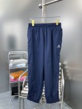 Balenciaga catwalk new standard double B embroidery indigo patchwork sports Pants 250725