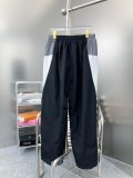 Balenciaga 23FW catwalk 3B black and gray splicing sports suit/ Pants
