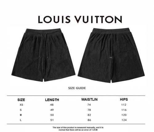 LOUIS VUITTON 25SS cotton checkerboard terry casual suit shorts 250724