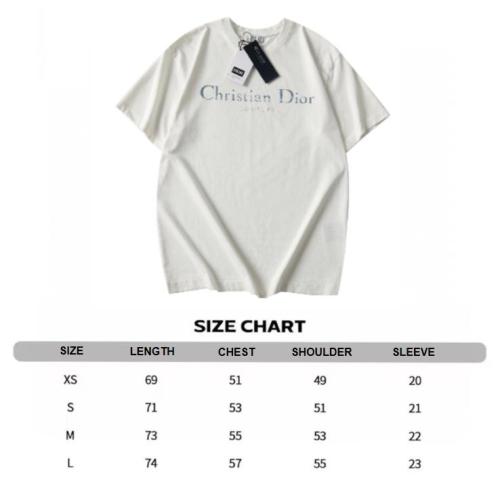 Christian Dior 2025 New Printed Casual Fit T-shirt 250724