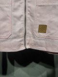 LOUIS VUITTON x Nigo joint FW25 autumn and winter pink work jacket cotton coat 250804