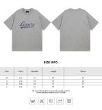 Balenciaga New front letter patch embroidery worn and distressed short-sleeved T-shirt 250804