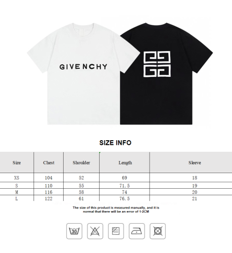 Givency embroidered lettering logo on the front and back Black 250804