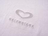 Balenciaga Valentine's Day limited edition short-sleeved T-shirt Grey 250804