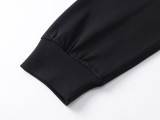 Balenciaga SS25 latest basketball jersey embroidery print long-sleeved T-shirt Black 250804