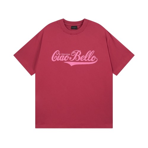 Balenciaga new style with ciao hello on the front Red 250804