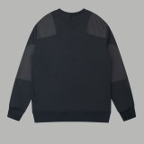 Prada Color-block Patchwork Pocket Hardware Pullover Sweatshirt 250812