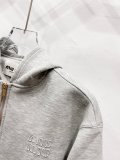 MIU MIU 2025 New Patch Embroidered Letter Spacewear Couple Hooded Zipper Jacket 250812