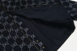 GUCCI New Classic GG Jacquard Full Print Reversible Zipper Hooded Jacket 250812