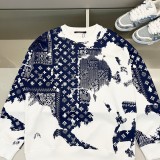 Louis Vuitton 420g Pure Cotton Round Neck Sweatshirt 250812