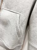 MIU MIU 2025 New Patch Embroidered Letter Spacewear Couple Hooded Zipper Jacket 250812