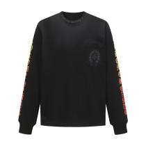 Chrome Hearts Horseshoe Print Crew Neck Long Sleeve Shirt 250820