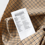 Miu Miu Fine Checkered Embroidered Long-Sleeved Shirt 250827