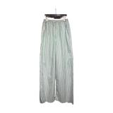 Balenciaga New Paris Family Striped Light Green Tie-Dye Fabric Pants 250827