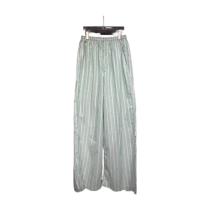Balenciaga New Paris Family Striped Light Green Tie-Dye Fabric Pants 250827
