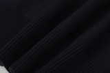 Thom Browne Animal Print Round Neck Pullover Sweater Black 250827