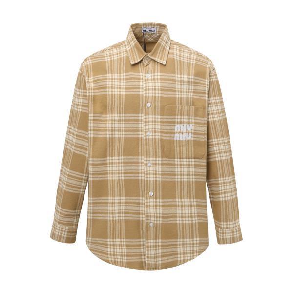 Miu Miu 4FW Checkered Pattern Shirt 250827