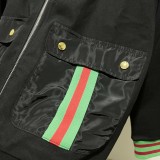 Gucci Custom Fabric Set Zippered Leisure Coat 250827