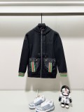 Gucci Custom Fabric Set Zippered Leisure Coat 250827