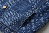 Louis Vuitton 25FW Nigo Collaboration Damier Monogram All-Over Denim Jacket 250827