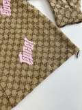 Gucci 25SS New Color-Block Embroidered Snap Button Jacket 250903
