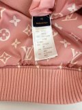 Louis Vuitton x Nigo FW25 Padded Leather-Sleeve Varsity Jacket with Intarsia and Embroidered Patches Jacket 250903