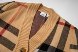 Burberry Check Wool Jacquard Cardigan Sweater 250903