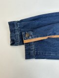 Miu Miu 24SS Washed Denim and Leather Zip Jacket 250903