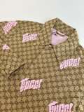 Gucci 25SS New Color-Block Embroidered Snap Button Jacket 250903