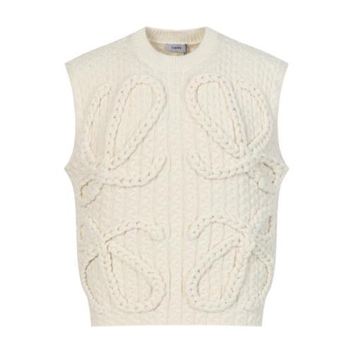 Loewe SS25 Mid-weight Wool Vest Sweater 250903