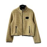 Burberry New Stand Collar Zip Fleece Cropped Jacket 250909